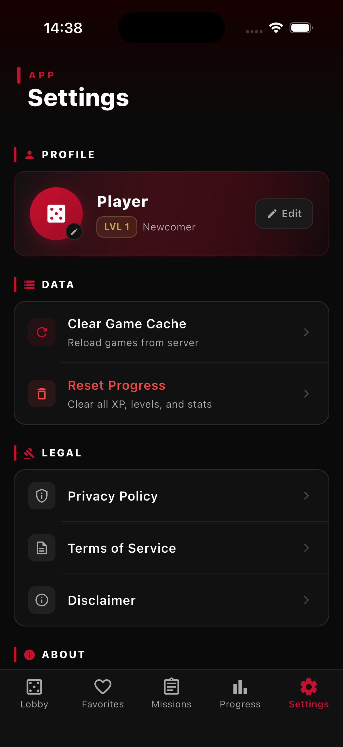 Level Progress