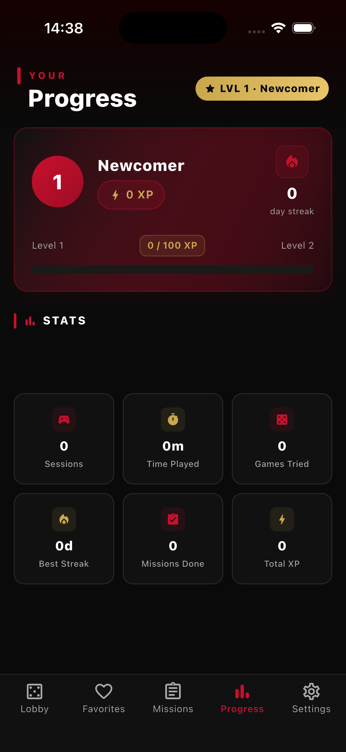 Settings Screen